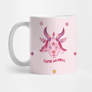 Cute Baphomet cute as hell Straberry Mug